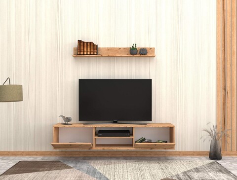 Comoda TV, Elegance, Zenith, 180x35x35 cm, PAL, Maro
