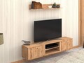 Comoda TV, Elegance, Zenith, 180x35x35 cm, PAL, Maro