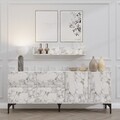 Consola, Elegance, Stella, PAL, Marmura Carrara