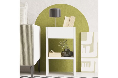 Masuta, Elegance, Karen, 30x50x25 cm, PAL, Alb