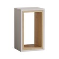 Masuta, Elegance, Nancy, 30x50x25 cm, PAL, Stejar Safir / Alb