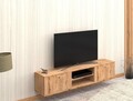 Comoda TV, Elegance, Radience, 180x35x35 cm, PAL, Maro