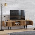 Comoda TV, Elegance, Riena, 180x55x40 cm, PAL, Maro