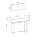 Bufet, Elegance, Pera, 100x90x35 cm, PAL, Stejar safir / negru