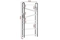 Corp biblioteca, Elegance, Verso, 78x170x22 cm, PAL, Alb/Negru