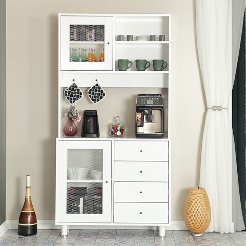 Dulap multifunctional, Comforty, Grano 96, 96x187x40 cm, PAL, Alb