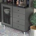 Dulap multifunctional, Comforty, Grano 96, 96x187x40 cm, PAL, Antracit