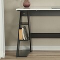 Birou, Comforty, Lungo, 140x73x60 cm, PAL, Antracit/Alb
