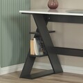 Birou, Comforty, Lungo, 140x73x60 cm, PAL, Antracit/Alb