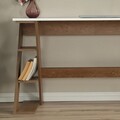 Birou, Comforty, Lungo, 140x73x60 cm, PAL, Stejar închis / Alb