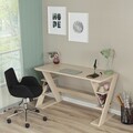 Birou, Comforty, Lungo, 140x73x60 cm, PAL, Stejar deschis