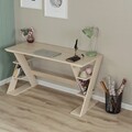 Birou, Comforty, Lungo, 140x73x60 cm, PAL, Stejar deschis