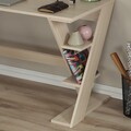 Birou, Comforty, Lungo, 140x73x60 cm, PAL, Stejar deschis