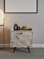 Noptiera, Mod Design, Dopo, 50x55x40 cm, PAL, Marmura Ephesus