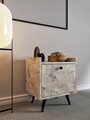 Noptiera, Mod Design, Dopo, 50x55x40 cm, PAL, Marmura Ephesus