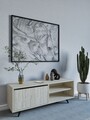 Comoda TV, Mod Design, Maku, 120x47x35 cm, PAL, Travertin