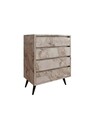 Dulap, Mod Design, Suvera, 70x86x40 cm, PAL, Marmura Ephesus