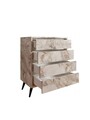 Dulap, Mod Design, Suvera, 70x86x40 cm, PAL, Marmura Ephesus