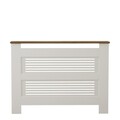 Dulap radiator, Puqa Design, Termora, 112x82x30 cm, PAL, Nuc/Alb