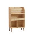 Corp biblioteca, Puqa Design, Minola, 60x102x30 cm, PAL, Maro