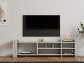 Comoda TV, Puqa Design, Zeyna, 156x40x29 cm, PAL, Marmura Freesia