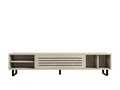 Comoda TV, Puqa Design, Safir, 160x35x40 cm, PAL, Travertin