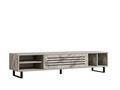 Comoda TV, Puqa Design, Safir, 160x35x40 cm, PAL, Marmura Freesia