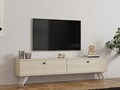 Comoda TV, Puqa Design, Paris, 160x40x25 cm, PAL, Travertin