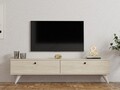 Comoda TV, Puqa Design, Paris, 160x40x25 cm, PAL, Travertin