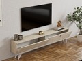 Comoda TV, Puqa Design, Paris, 160x40x25 cm, PAL, Travertin
