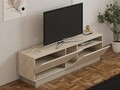 Comoda TV, Puqa Design, Koza, 160x45x40 cm, PAL, Travertin