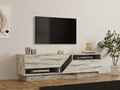 Comoda TV, Puqa Design, Koza, 160x45x40 cm, PAL, Marmura Freesia