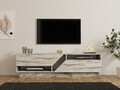 Comoda TV, Puqa Design, Koza, 160x45x40 cm, PAL, Marmura Freesia
