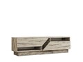 Comoda TV, Puqa Design, Koza, 160x45x40 cm, PAL, Marmura Freesia