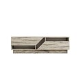 Comoda TV, Puqa Design, Koza, 160x45x40 cm, PAL, Marmura Freesia
