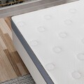 Saltea de pat, Wisteria, Papatya 100x200, 100% BURETE, Alb