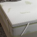 Saltea de pat, Wisteria, Aloevera 110x190, 110x6x200 cm, 100% BURETE, Alb