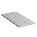 Saltea de pat, Wisteria, Aloevera 110x190, 110x6x200 cm, 100% BURETE, Alb