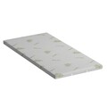 Saltea de pat, Wisteria, Aloevera 110x190, 110x6x200 cm, 100% BURETE, Alb