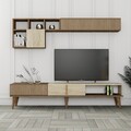 Set mobilier living, Hommy Craft, Milan, PAL, Nuc / Travertin