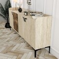 Consola, Hommy Craft, Venedik, 180x78x35 cm, PAL, Nuc / Travertin
