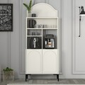 Dulap de bar pentru cafea, Hommy Craft, Lyon 80, PAL, Crem/Negru