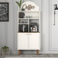 Dulap de bar pentru cafea, Hommy Craft, Bohem 859, PAL, Crem