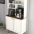 Dulap de bar pentru cafea, Hommy Craft, Bohem 859, PAL, Crem