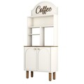Dulap de bar pentru cafea, Hommy Craft, Bohem 859, PAL, Crem