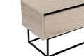 Comoda TV, Kalune Design, Escape 180 -Black, Travertin, 180x50x40 cm, PAL, Travertin / Negru