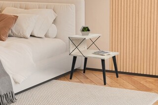 50x55x40 cm, Travertin;Negru