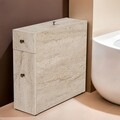 Dulap de baie, Kalune Design, Calencia, 20x55x60 cm, PAL, Travertin