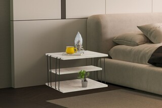 50x33x40 cm, Travertin;Negru