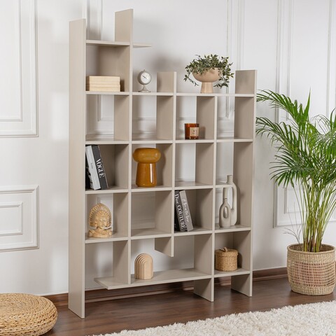 Corp biblioteca, Decortie, Manco, 122x188x25 cm, PAL, Gresie